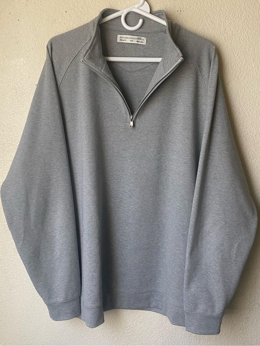 Holderness & Bourne The Robbins Pullover Mens 2XL 1/4 Zip Golf Fleece Sweatshirt